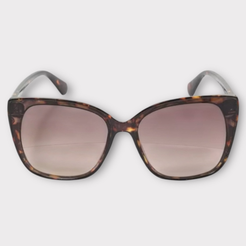 Kelly & Katie Yumi Square Women's Tortoise Shell Sunglasses Brown Gradient Lens